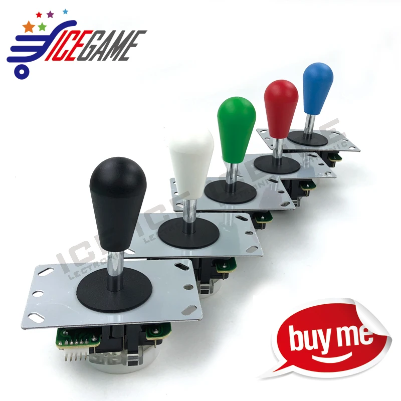 Классический аркадный джойстик 4/8 way DIY игровой синий шар Боевая палка запасные