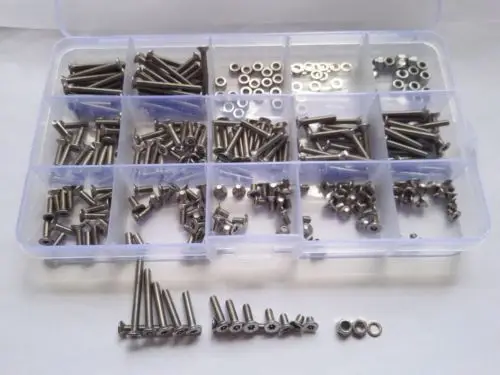 300 шт. M3 Torx T & TX винты с потайной головкой Винты плоской в комплекте Бесплатная