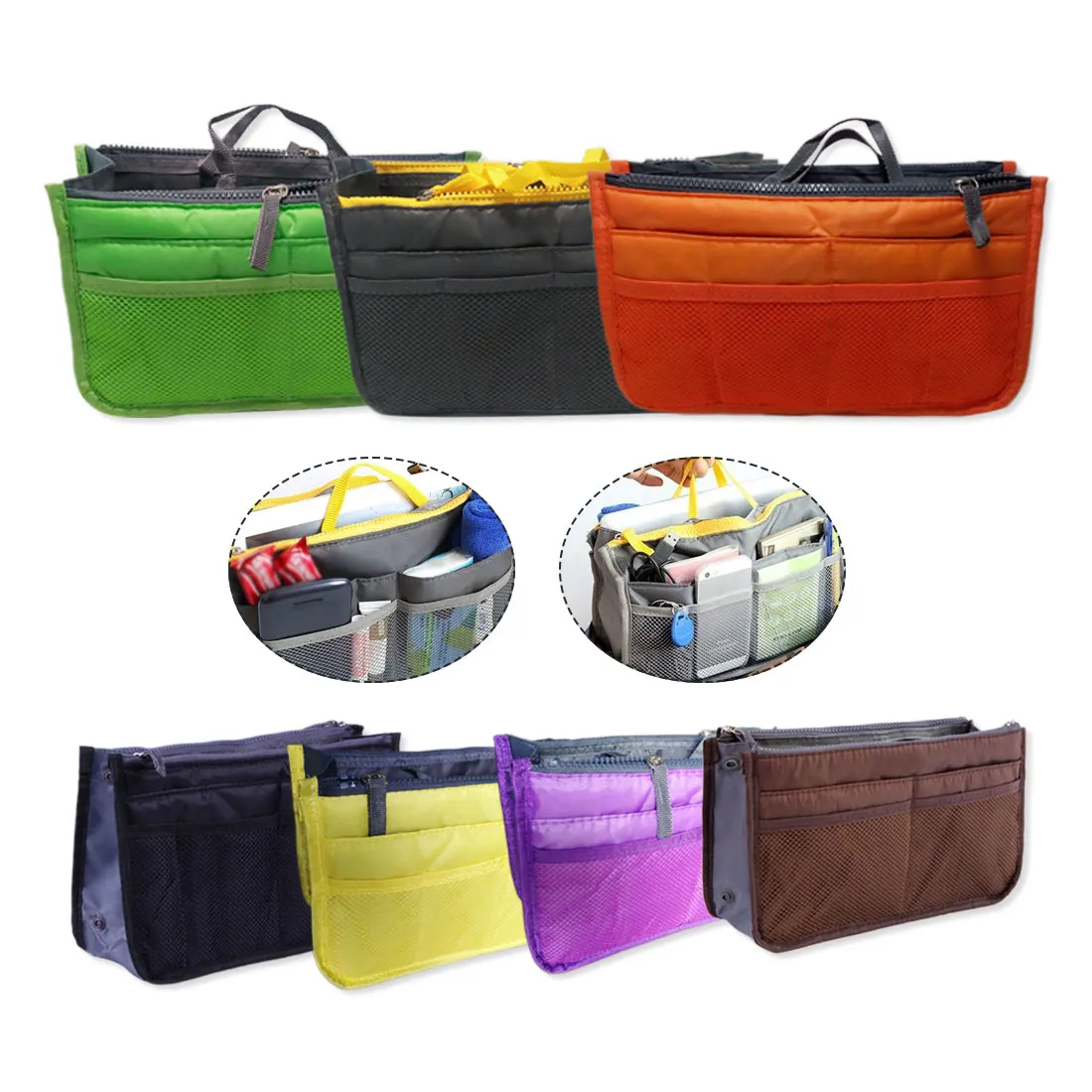 

Clear Compact Portable Make Up Women Makeup Organizer Bag Girls Cosmetic Bag Toiletry Travel Kits Storage Bag