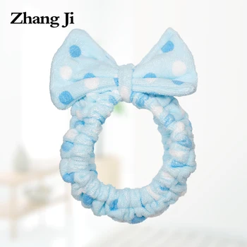 

ZhangJi Fashion Women Cute Hairband Microfiber Headband Elastic Hair Holder Comfortable Bath Wash Face Girls Accessories