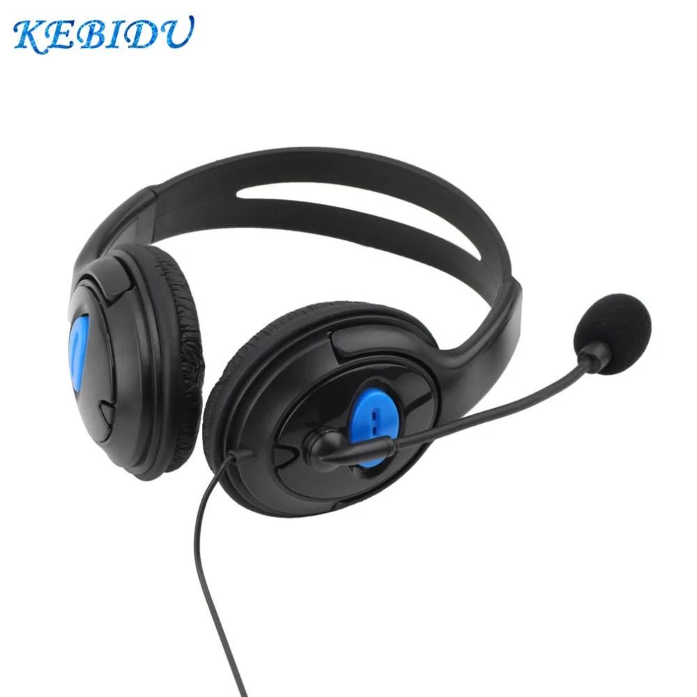 KEBIDU игровая консоль гарнитура Проводные Игровые наушники с микрофоном шлем