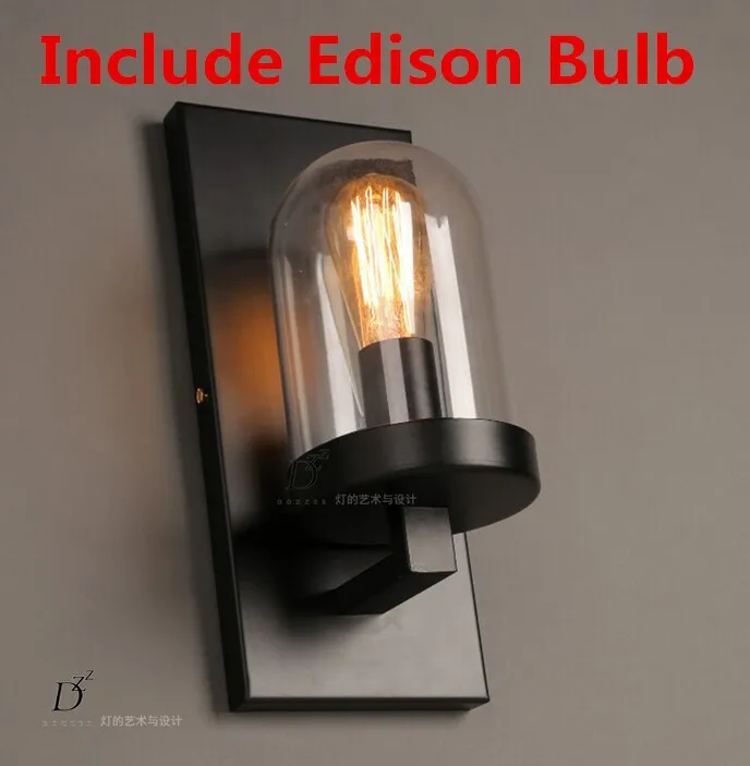 edison bulb wall lamp