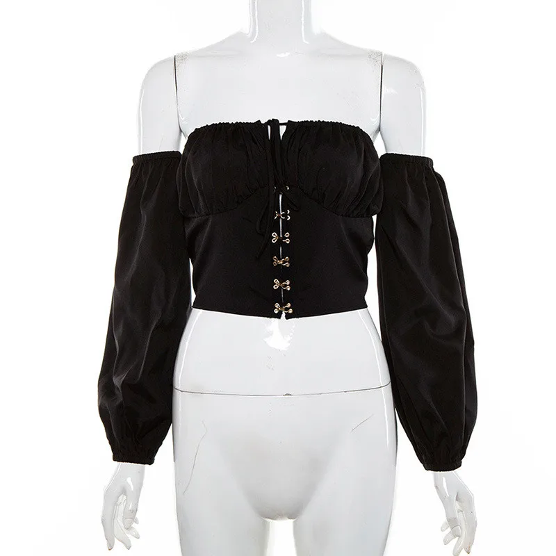 Off Shoulder Shirt Women7