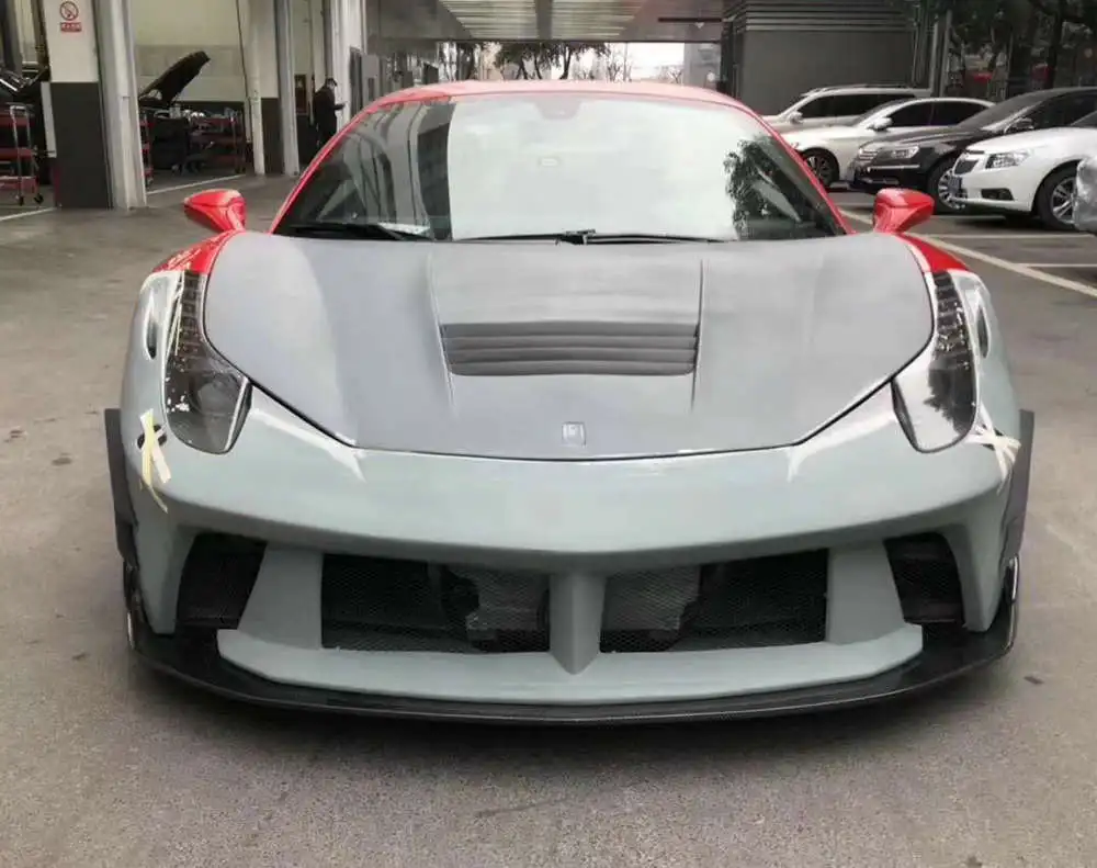 Комплект кузова автомобиля из ФАП PD Style для Ferrari 458 передний бампер крышка капота