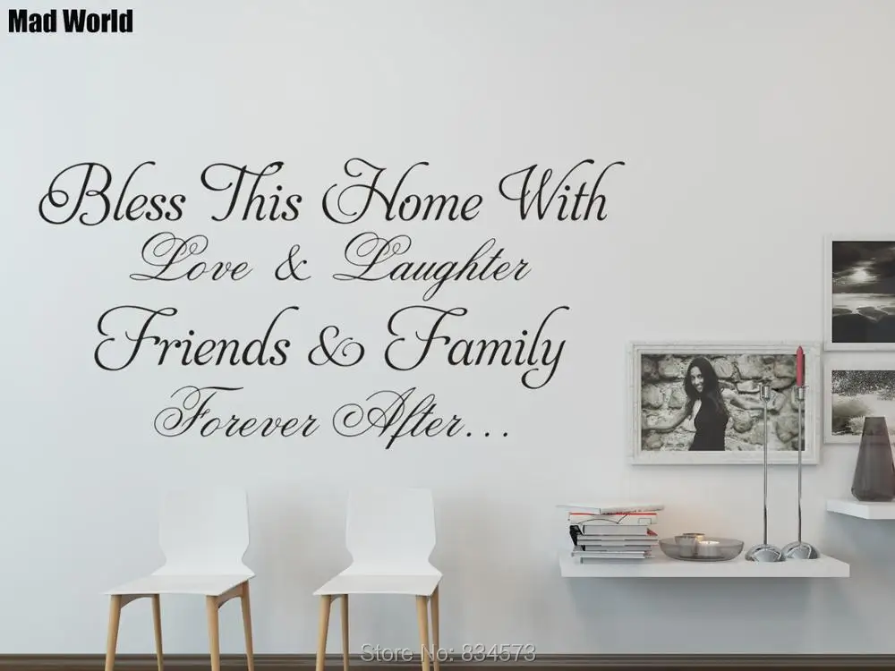 Bless This Home With Love And Laughter Family 56 112w 47 94w 1