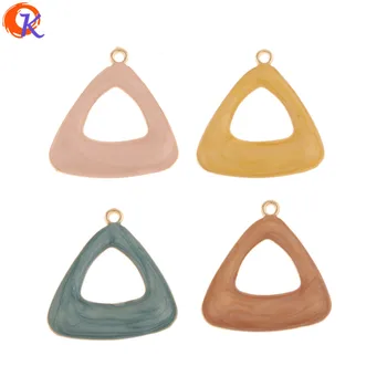

Cordial Design 50Pcs 26*27MM Jewelry Accessories/Charms/Earrings Parts/DIY Making/Triangle Shape/Hand Made/Earring Findings