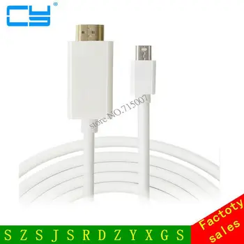 

Free Shipping 1.8m 3m Thunderbolt Displayport Mini Display Port to HDMI Male Adapter Converter Cable for Apple Mac for Air Pro