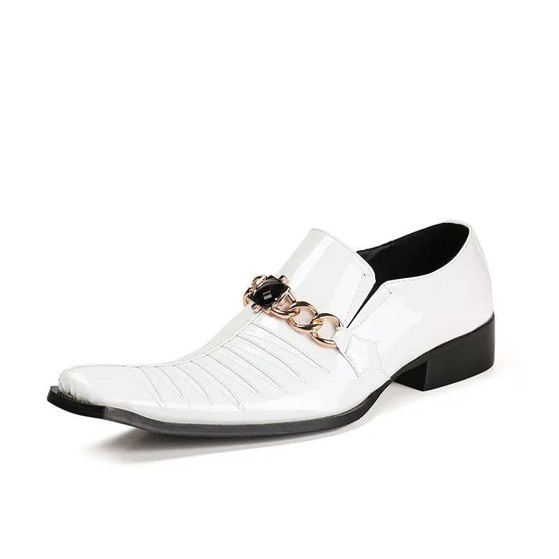 Oxford Nuevo Oxfords Show Zapatos De Cadenas Para Hombres Casual Negocios Masculino Sapato Auténtico As as Boda La 2018 Vestido Marca Cuero Barco Show n0vtR