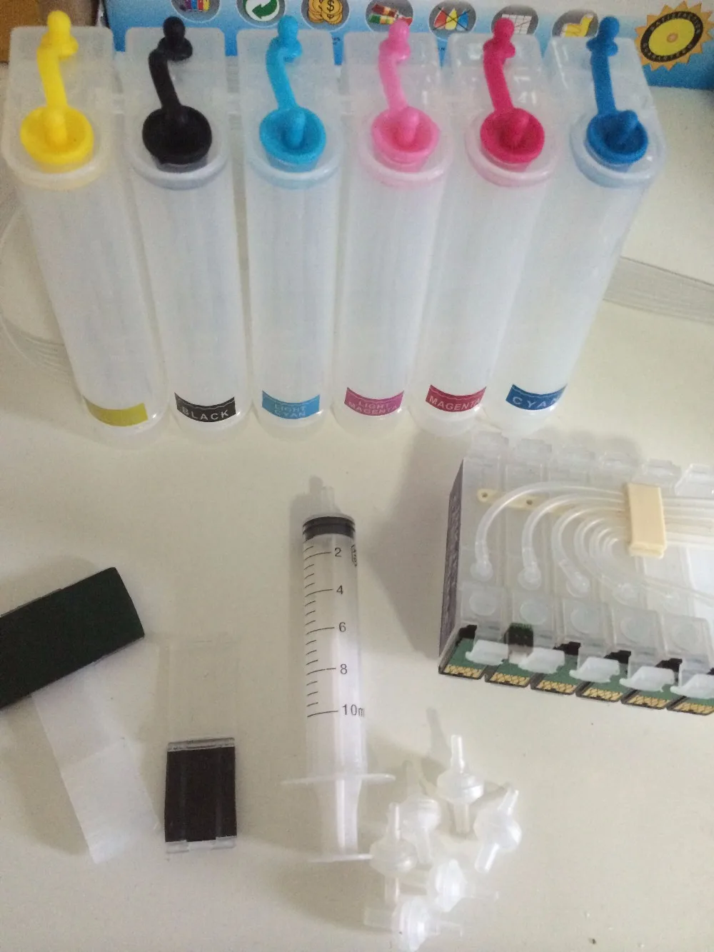 Пустой ciss для epson 1400 1430 1500 Вт P50 PX650 PX660