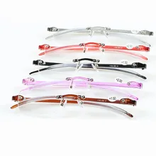 Для женщин Для мужчин без оправы прозрачные линзы чтения очки при дальнозоркости, усталость для чтения очки Gafas de Lectura 1,0 1,5 2,0 2,5 3,0 002