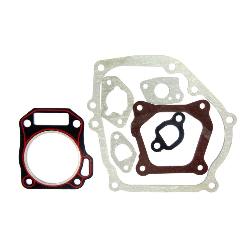 Motorcycle Cylinder Head 7PCS Gasket Assembly Full Set for Honda GX160 5.5HP GX200 6.5HP Engine Kickstarters Parts High Quality
