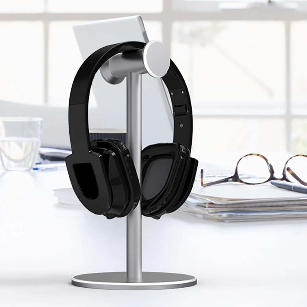 Universal Headphone Stand Earphone Holder Headset Show Shelf Aluminum For Gaming Headsets Bracket For ipad Holder Rack Hanger
