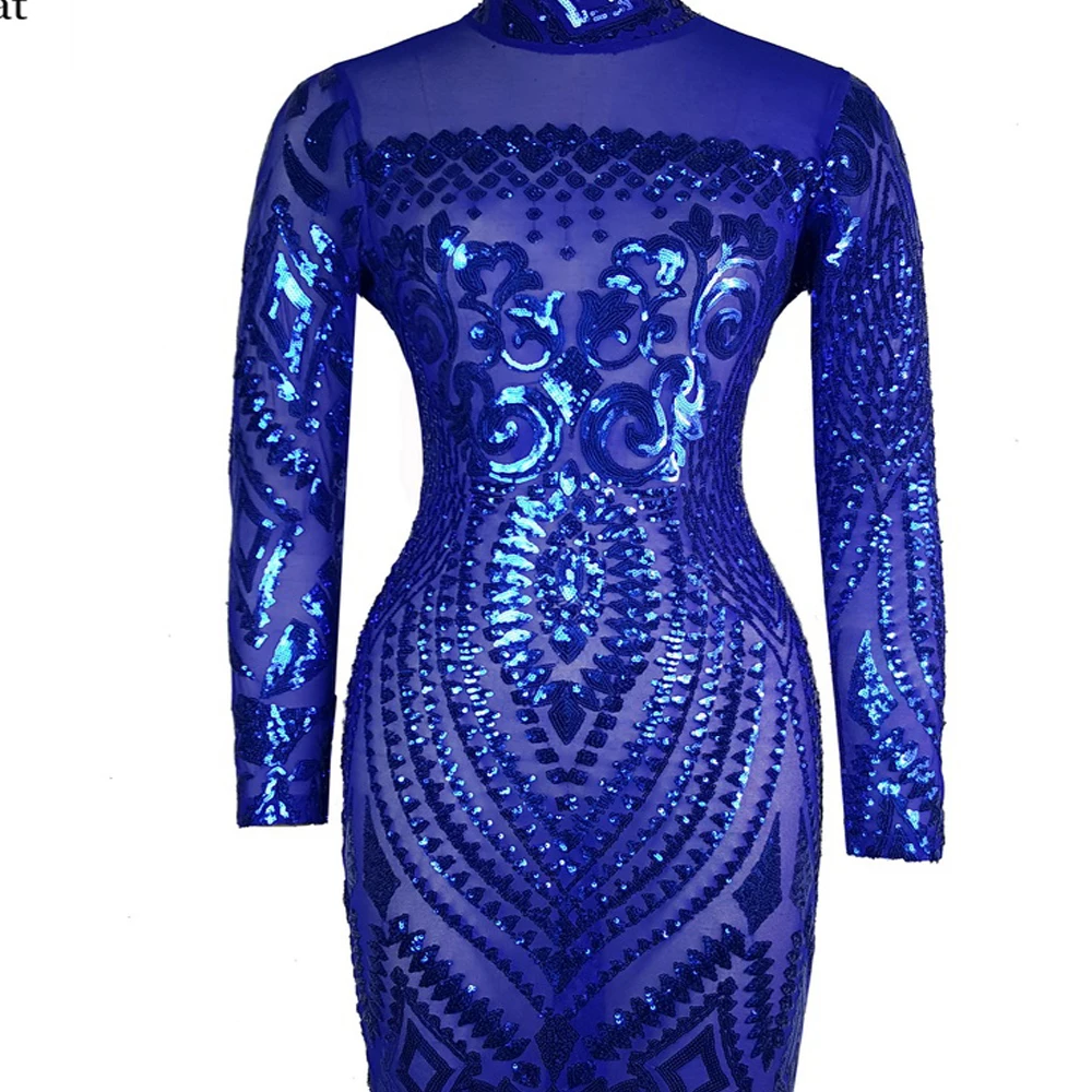 royal blue party dress plus size