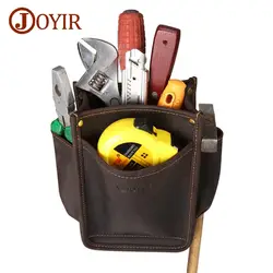 JOYIR прочный аппаратный инструмент сумка из натуральной кожи Карманный электрик DIY Рабочий инструмент сумка поясной ремень отвертка