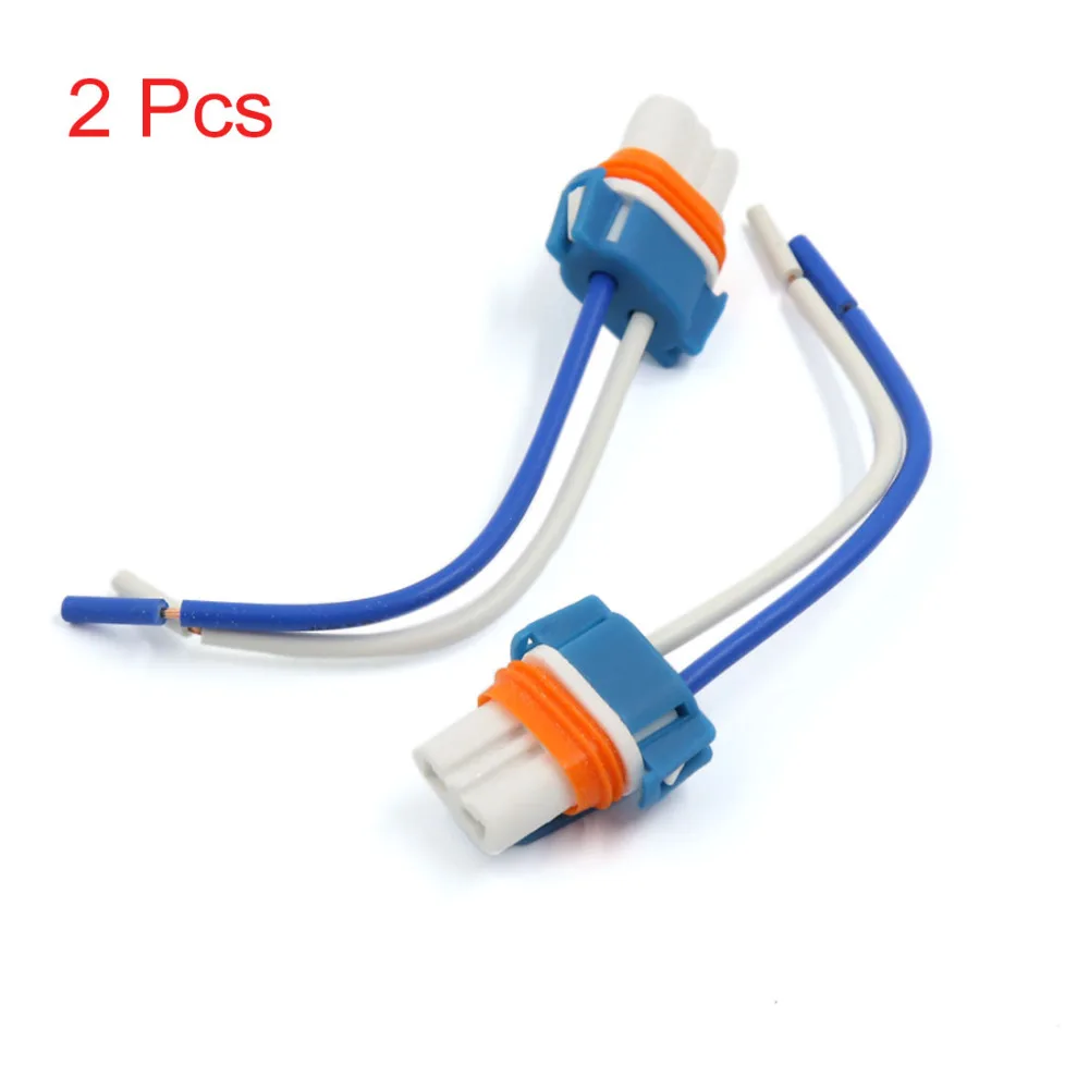 Uxcell 1/2/4pcs 9145 H10 9005 Hb3 Wire Socket Car Ceramic Heat