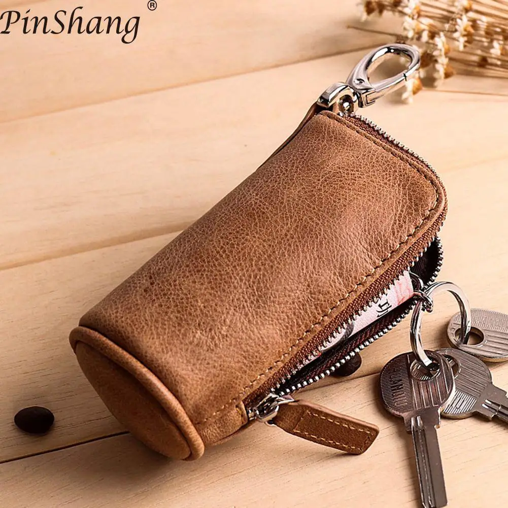 PinShang унисекс кошелек ретро стиль из искусственной кожи многочисленный-использование Портативная Сумка-Футляр для ключей монеты кошелек на молнии Дизайн Мода ZK40