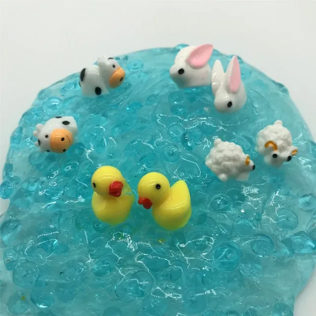 kawaii Transparent crystal clear slime mud ocean dolphin duck slime modeling clay polymer clay slime antistress toy for children kawaii Transparent crystal clear slime mud ocean dolphin duck slime modeling clay polymer clay slime antistress toy for children
