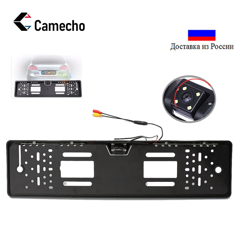 Camecho EU Европейская Рамка номерного знака Автомобильная камера заднего вида