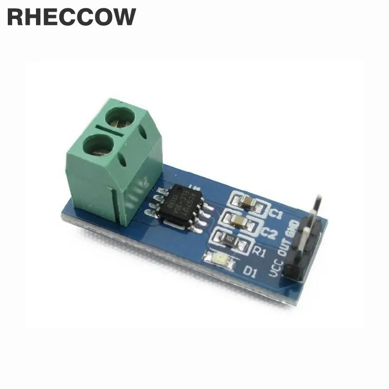 Rheccow 5A диапазон ACS712 ACS712T ACS712ELC-5A Модуль Текущий Сенсор модуль