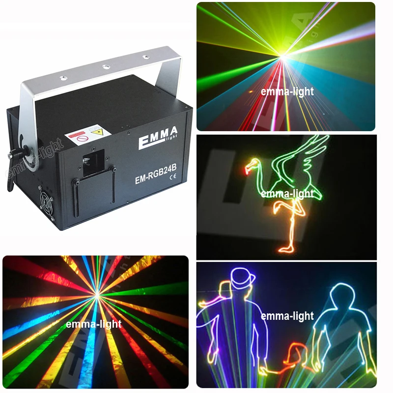 

1500MW RGB Laser light disco ilda DMX512 Laser Light music projector