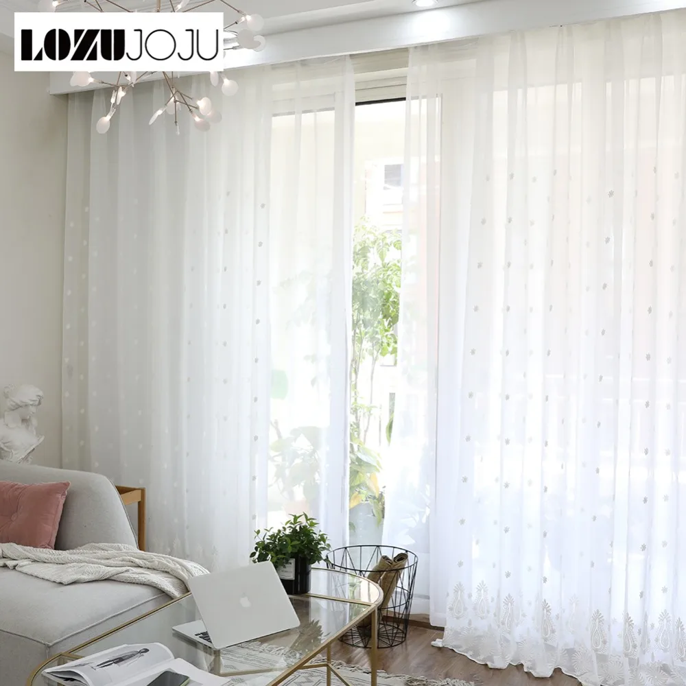 белая тюль в интерьере.