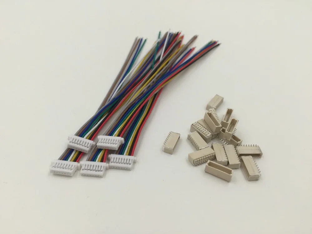 

Mini. Micro JST 1.0mm 8-Pin Connector with Wire x 5 sets
