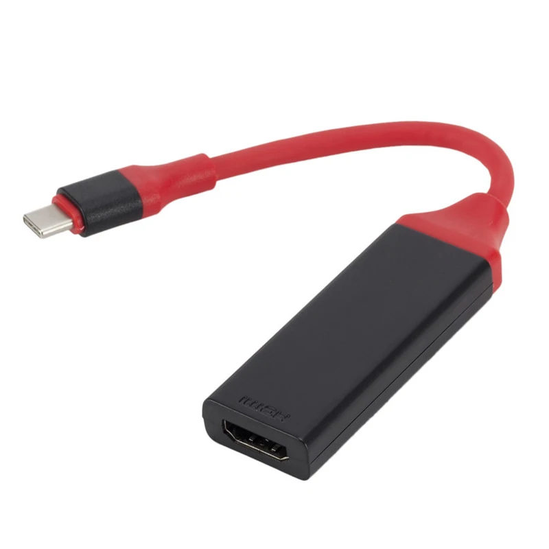 USB C HDMI كابل لسامسونج S8 غالاكسي بوك نوع C 3.1 الذكور إلى HDMI الإناث USB C HDMI تحويل