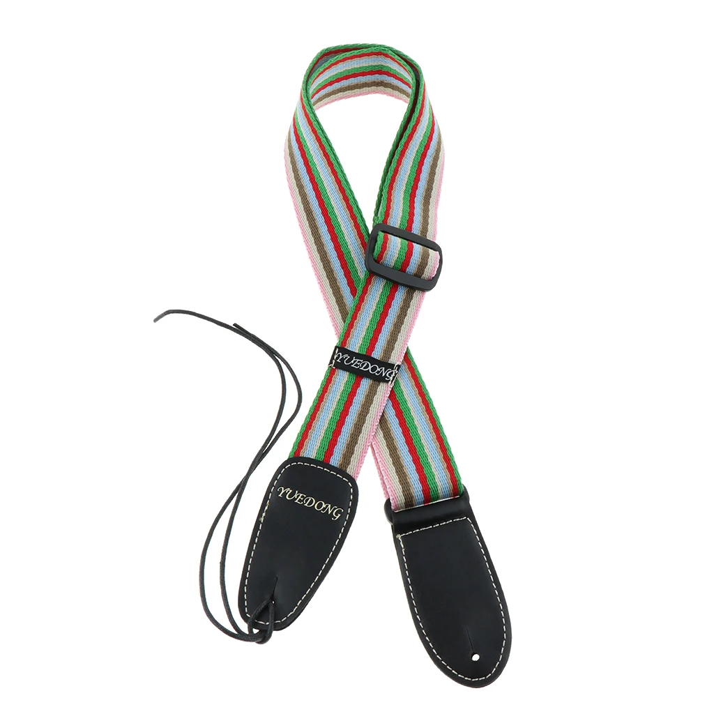 Tooyful Durable Cotton Ukulele Strap Hawaii Guitar Belt Musical Instrument Perform Accessory