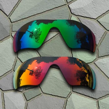 

Jade Green&Violet Red Sunglasses Polarized Replacement Lenses for Oakley Radar Path
