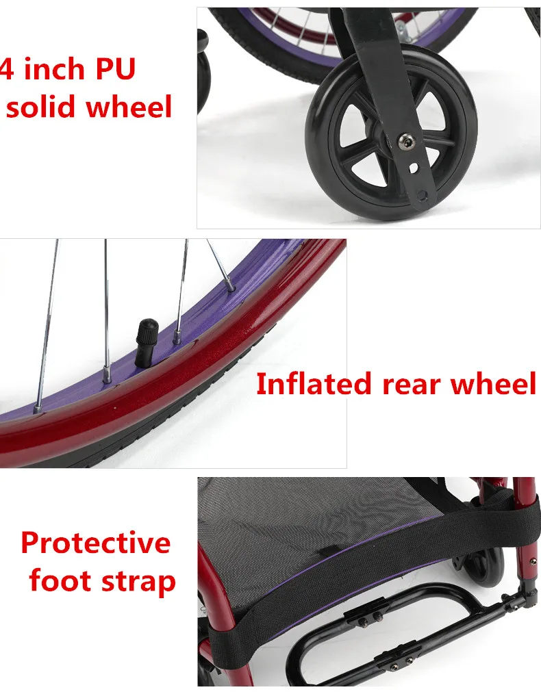 Спортивная инвалидная коляска для отдыха легкий складной Сверхлегкий, портативный для инвалидов Спортивная инвалидная коляска мини Алюминиевая тележка