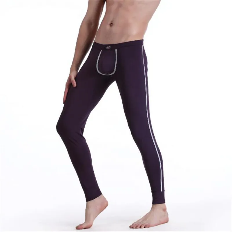 Men's Ankle-Length Pants,Men's Cotton Plus Velvet Warm Pants Slim Men Pants,Men's Leggings