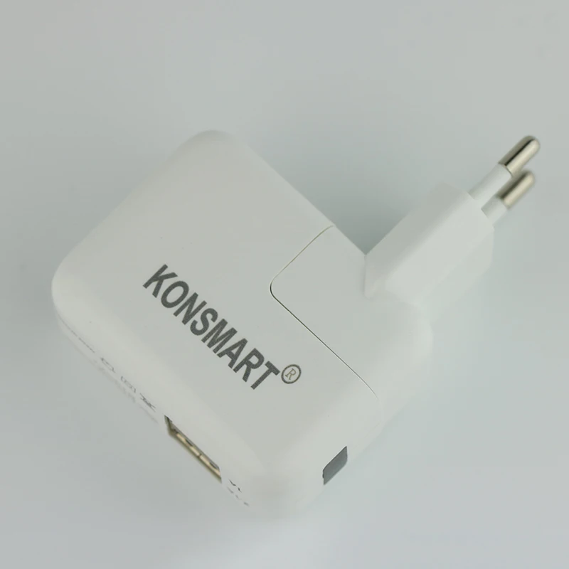 10 واط 5 فولت 2A الاتحاد الأوروبي الجدار محول الشحن الهاتف المحمول السفر المزدوجة USB شاحن آيفون X XS 8 7 6 6 ثانية باد شاحن chargeur KONSMAR