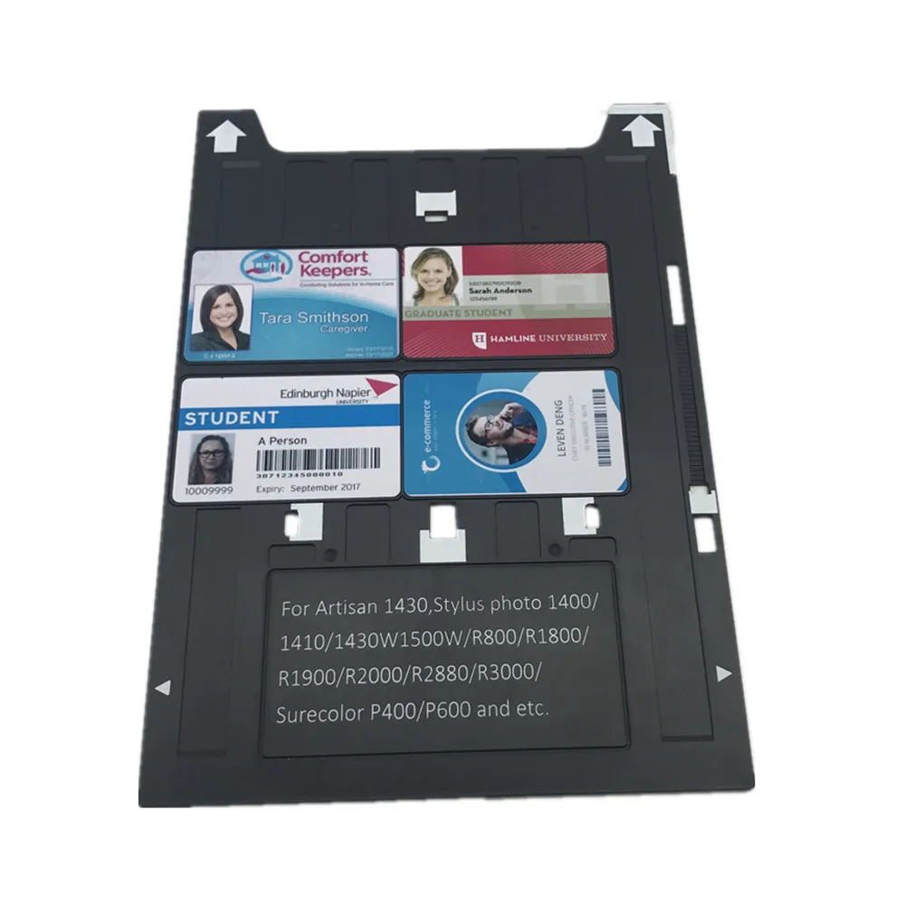 20 шт./лот струйный ПВХ лоток для ID карт Epson R800 R1800 R1900 R2000 R2000s R2400 R2880 R3000 струйных