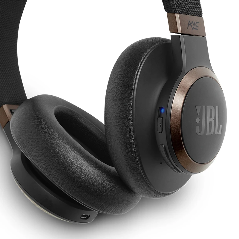 JBL LIVE 650BTNC ANC беспроводные Bluetooth наушники с активным шумоподавлением смарт-Голосовая стерео музыка динамическая игровая гарнитура с микрофоном