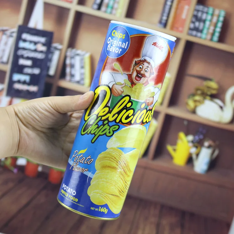 New toy fun Gag Toys antistress prank Scared shocker squishy toys Potato Chip Bounce Snake for April Fools' Day Gift kids toys3