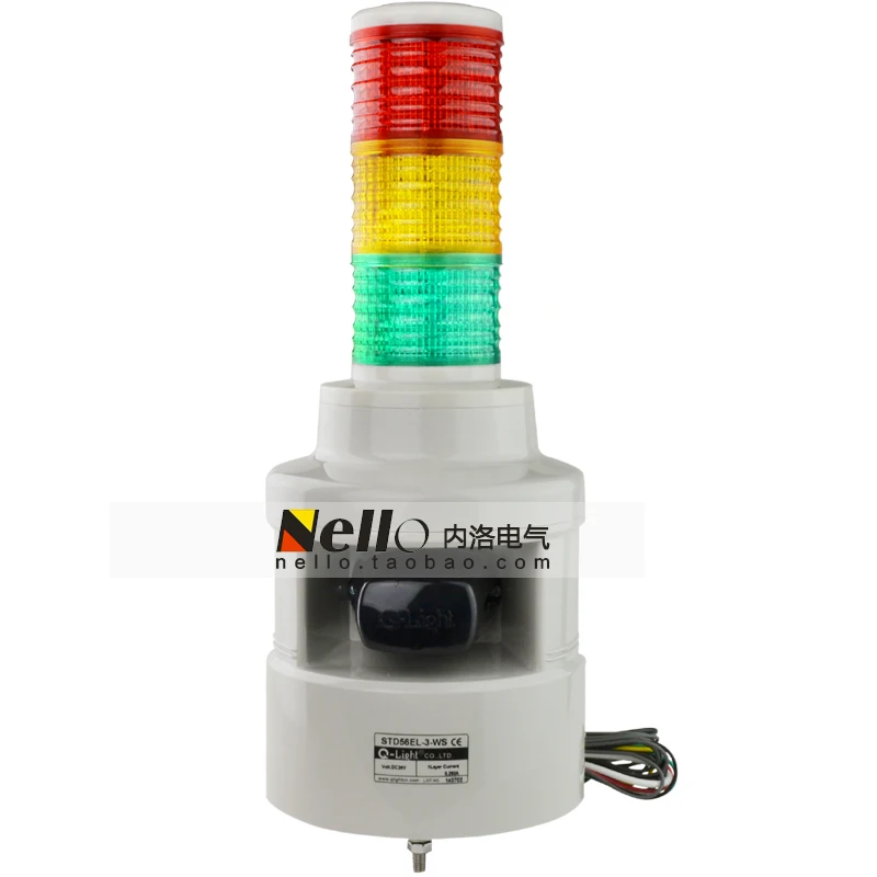 

[SA]Wright authentic sound and light warning light combination super loud sound STD56EL-3-WS AC220V