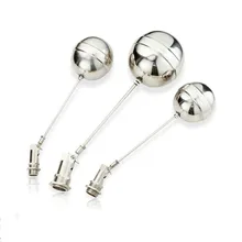 Плавающий шаровой клапан DN15 DN20 DN25 DN32 поплавковый клапан резервуара для холодной и горячей воды Латунь 201 клапан управления потоком 1 штука