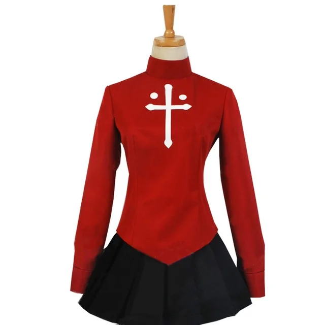 Новый Rin tohsaka Косплей Костюм женский для праздника Хэллоуин Fate/Stay Night Tohsaka Униформа