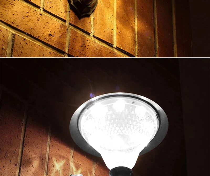 Sensor de Rua ao ar Luzes de Energia da Bateria Solar 32 Leds Jardim Arandela Lâmpadas Livre Lanterna Luminaria 2 Pçs Led Luz 8 ar livre solar luzes de energia da