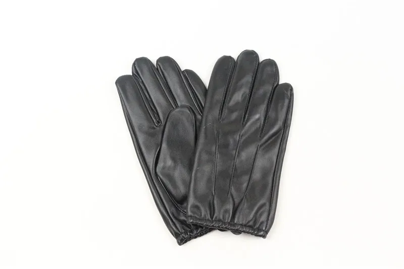 Перчатки Long Keeper из искусственной кожи мужские модные тонкие митенки с пальцами