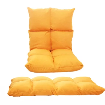 

Folding Sofa Bed 6 Gear Angle Adjustable Modern Sofa Couch Floor Gaming Sofa Chair Sleeping Sofa Bed 110*53 Cotton Hemp+Sponge