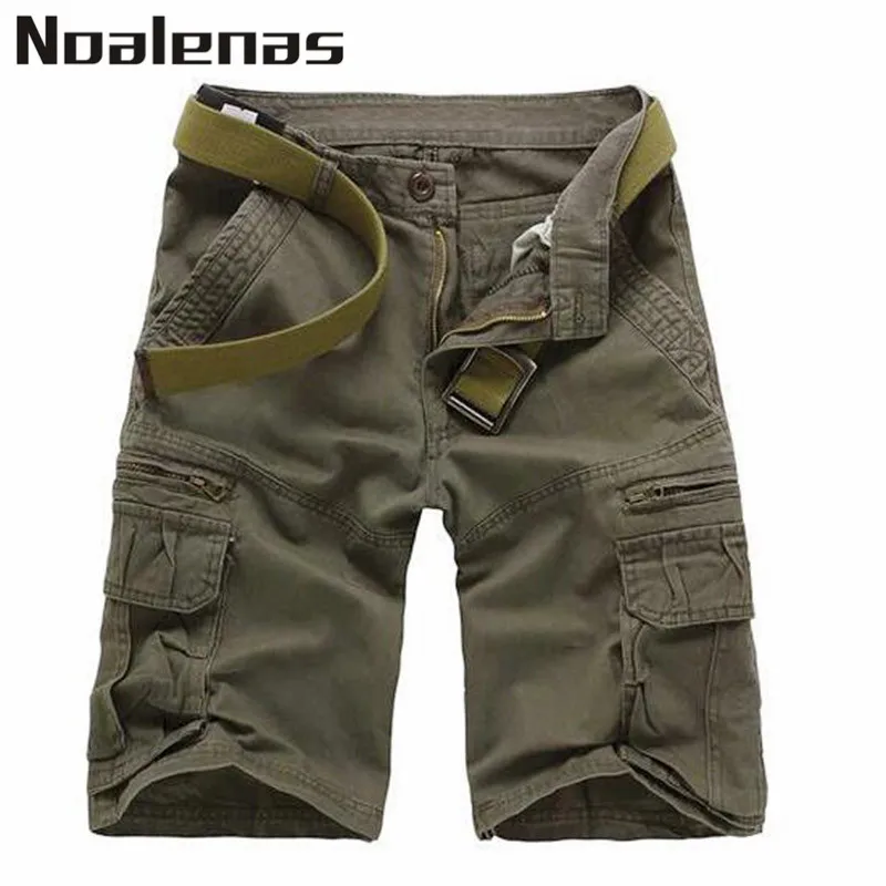 Новые летние модные Для мужчин военных грузов хлопковые шорты короткие Masculino
