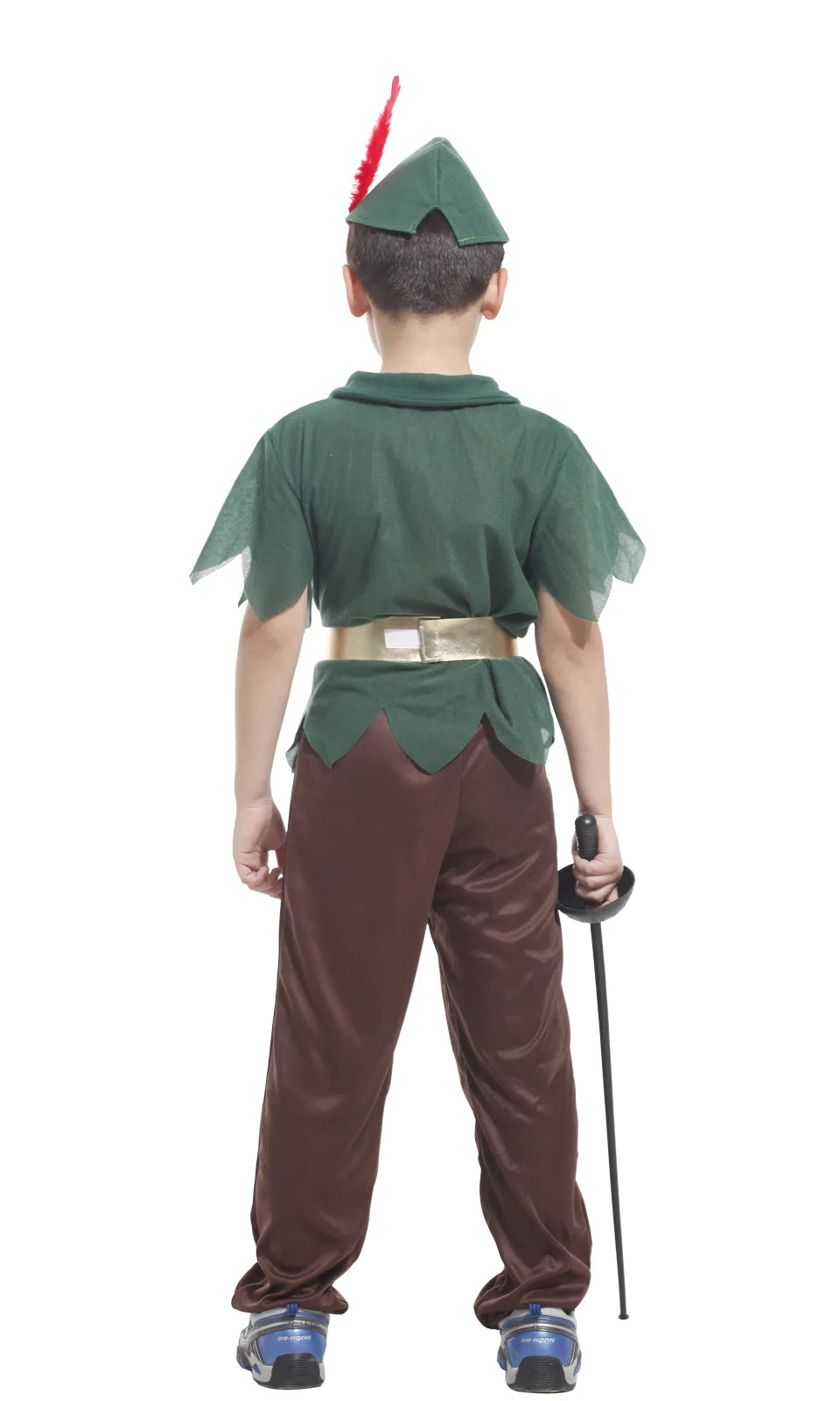 Детский карнавальный костюм Пурима Питера Пэна для мальчиков, одежда рыцаря леса Робина Гуда, маскарадный костюм для Хэллоуина, сцены, драмы, вечеринки, нарядное платье