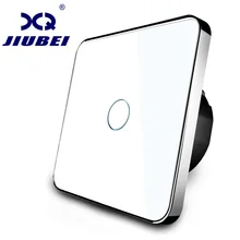 Jiubei Luxury White Crystal Glass ,Wall Switch, Touch Switch, Normal 1 Gang 1 Way Switch, SV-C701-11/12/13