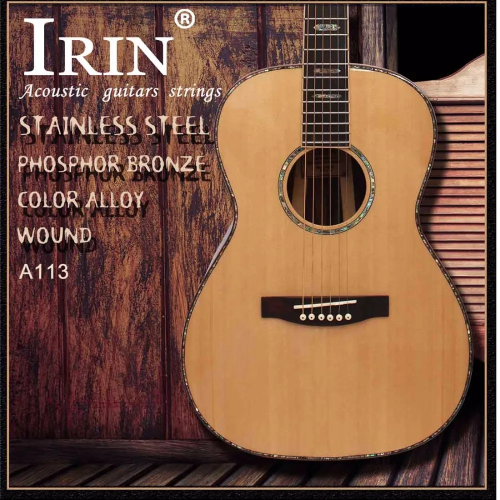 New 6pcs/set Guitar Strings Acoustic Guitar Folk Guitar Acoustic Guitar