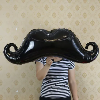 

Photo Props Mustache Foil Balloon Wedding Party Decorated Balloons