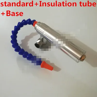 Aluminum Alloy 7 Vortex сухой охладитель горячего и холодного воздуха с термостойкий кожух гибкая трубка 175 мм из алюминиевого сплава 304 из нержавеющей стали - Цвет: Aluminum Alloy 7