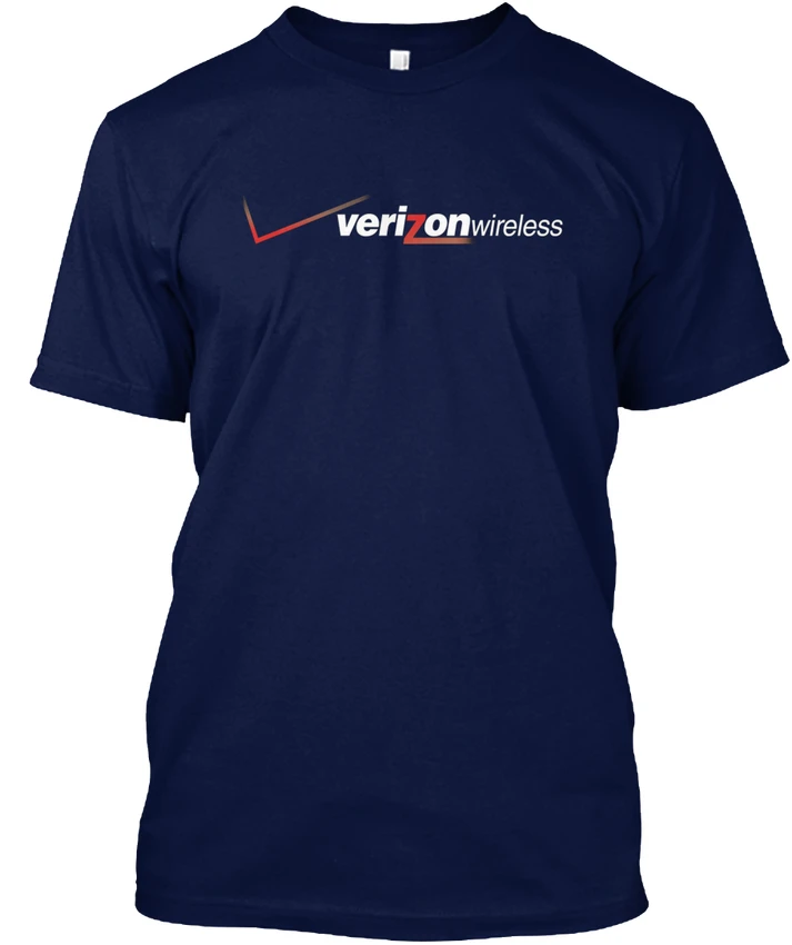 Verizon Беспроводной Популярные Tagless футболка | Мужская одежда