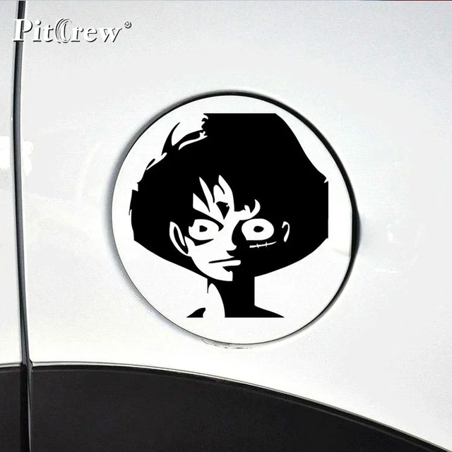 1pc high quality 12 11cm one piece angry luffy car stickers vinyl