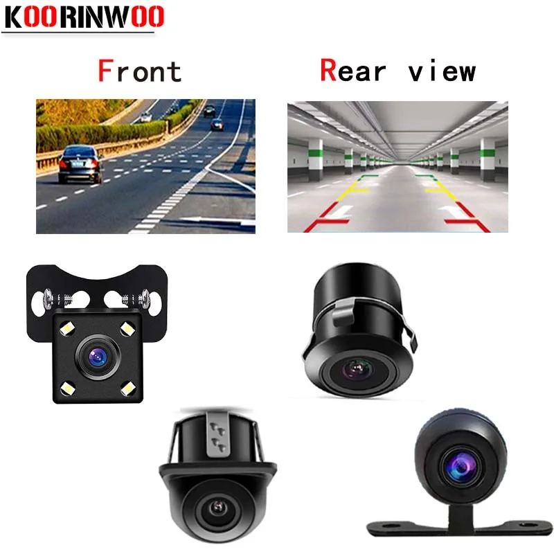 1x 140° Wide Angle Car Rear View Camera IR Night Vision Waterproof Back Up Lines